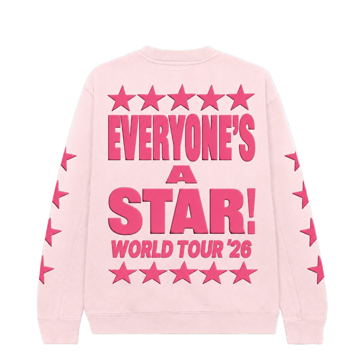 Everyone's A Star Light Pink Crewneck