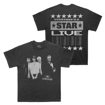 Portrait Live Faded Black Tee