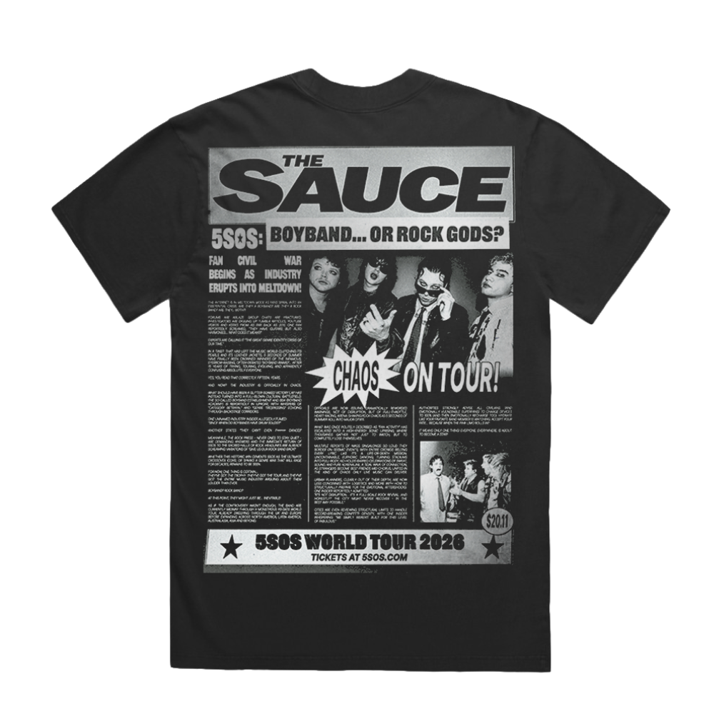 The Sauce Tabloid Tee